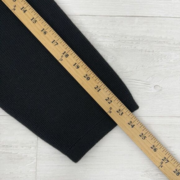 J.Crew Emilie Sweater Lady Jacket Women 3X Black w/ Contrast Trim Pockets Office - Picture 13 of 15